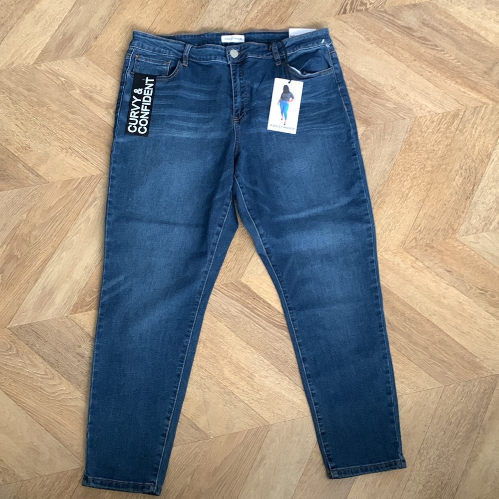 Ashley Mason High Rise Curvy & Confident denim jeans size 20W
